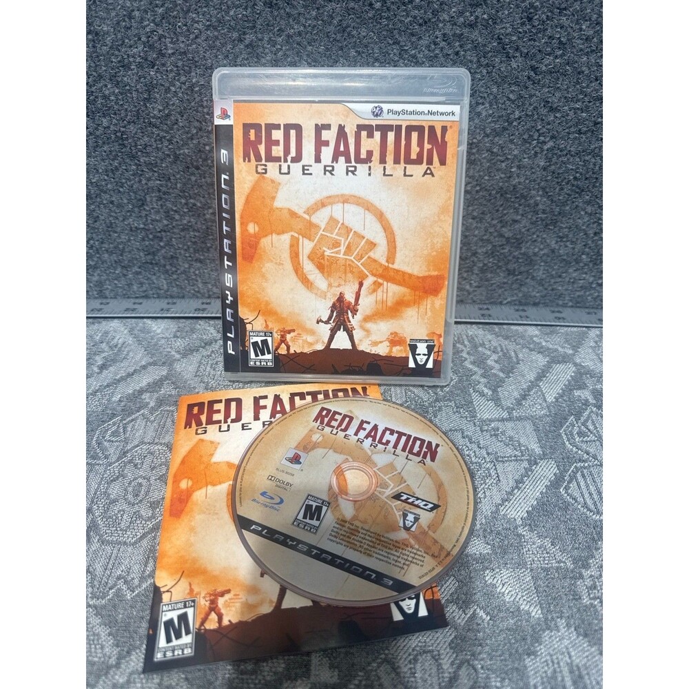 Red Faction Guerrilla PS3 PlayStation 3 CIB Complete Manual EUC THQ